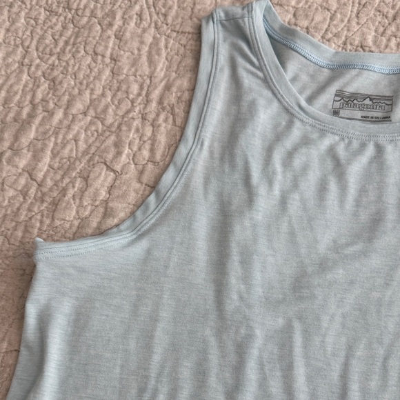 Patagonia Light Blue Tank Top, Sz M - Picture 3 of 5